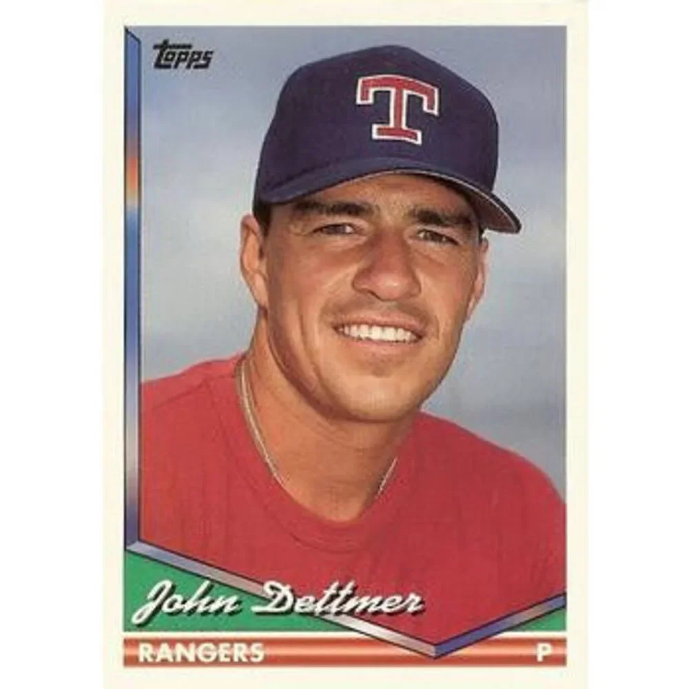 1994 Topps Traded John Dettmer 72T Texas Rangers
